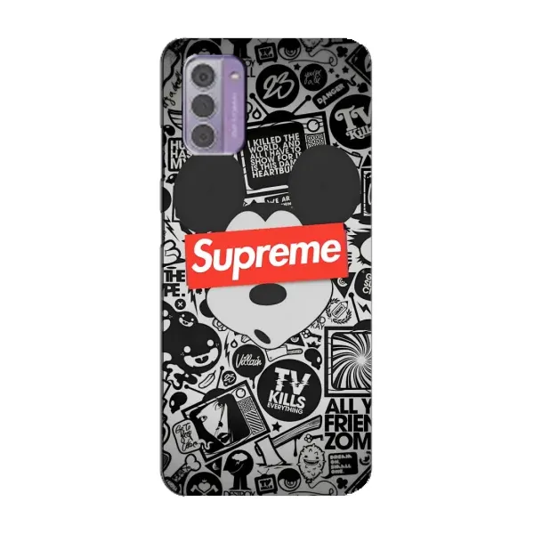 Чехол с рисунком «Supreme Маус» для Nokia G42 Чехол с рисунком «Supreme Маус» для Nokia G42