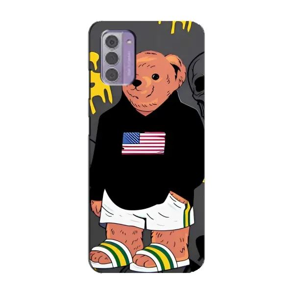 Чехол с рисунком «Teddy USA» для Nokia G42 Чехол с рисунком «Teddy USA» для Nokia G42