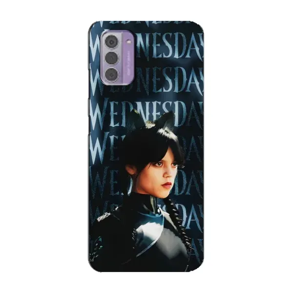 Чохол з малюнком «Вендсдей з ушками» для Nokia G42 Чохол з малюнком «Вендсдей з ушками» для Nokia G42