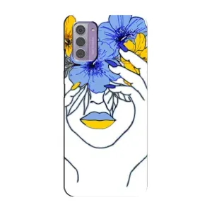 Чехол на Nokia G42 Украинский дизайн (Украинка на всю голову)