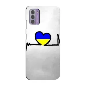 Силиконовый Чехол на Nokia G42 (Я-Украина) (Украинская кардиограмма)