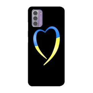 Силиконовый Чехол на Nokia G42 (Я-Украина) (Украинское сердце)