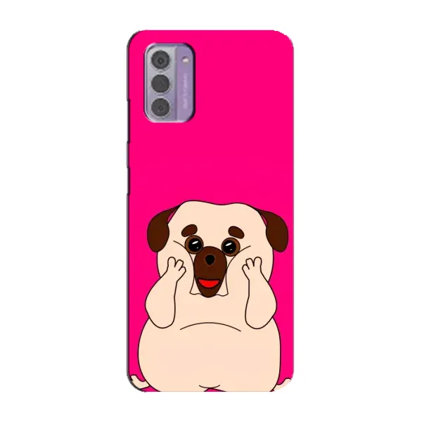 Чехол с рисунком «Веселый Мопсик» для Nokia G42 Чехол с рисунком «Веселый Мопсик» для Nokia G42