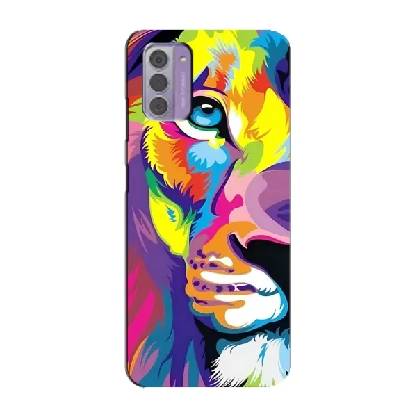 Чехол с рисунком «Яркий Лев» для Nokia G42