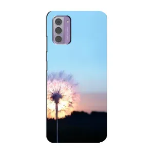 Силиконовый Чехол с одуванчиками на Nokia G42 (Закат с одуванчиком)