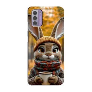 Друкований чохол 'Звірята з кавою' для Nokia G42 (Зайчик з кавою)