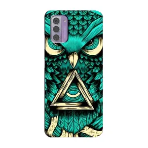 Чохли з принтом СОВИ для Nokia G42 (Зелена сова)