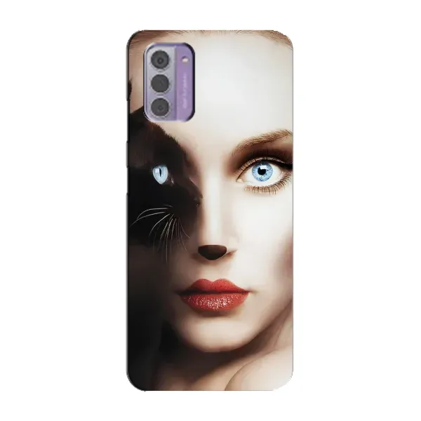 Чехол с рисунком «Женщина кошка» для Nokia G42 Чехол с рисунком «Женщина кошка» для Nokia G42