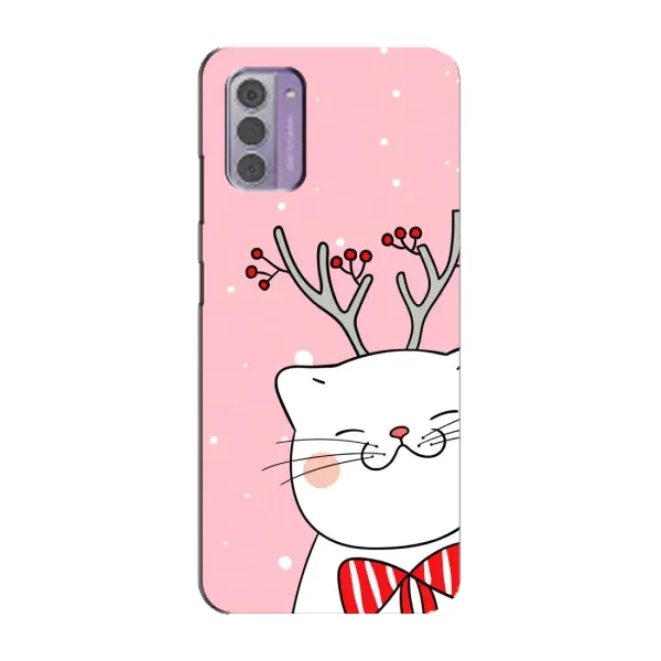 Чехол с рисунком «Зимний кот» для Nokia G42 Чехол с рисунком «Зимний кот» для Nokia G42