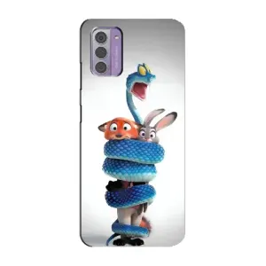 Силиконовый чехол с принтом Зоотрополіс для Nokia G42 (Змея Зоо)