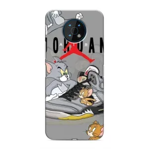 Силиконовый Чехол Nike Air Jordan на Нокиа Джи 50 (Air Jordan)