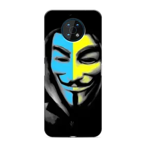 Чехол с Украинской символикой на Нокиа Джи 50 (Анонимус патриот)