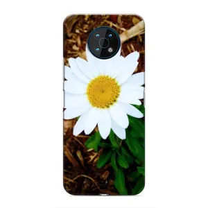 Чехол с ромашками на Nokia G50 (Белая ромашка)