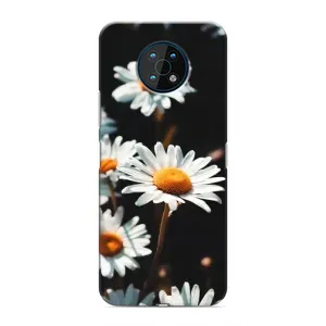 Чехол с ромашками на Nokia G50 (Белые ромашки)