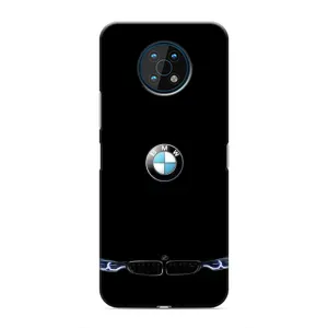 Силиконовый бампер с картинкой машины на Nokia G50 (Черный BMW)