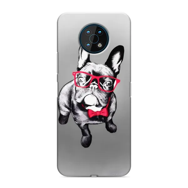 Чехол с рисунком «Бульдог в очках» для Nokia G50 Чехол с рисунком «Бульдог в очках» для Nokia G50