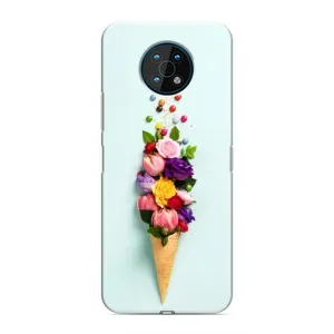 Чехлы с тематикой "ЦВЕТЫ" на Nokia G50 (Цветок-мороженное)