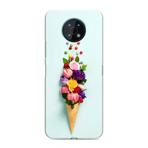 Чехол с рисунком «Цветок-мороженное» для Nokia G50 Чехол с рисунком «Цветок-мороженное» для Nokia G50