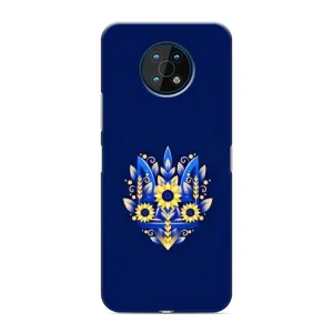 Чехол Укр Символика для Nokia G50 (Цветущий Герб)