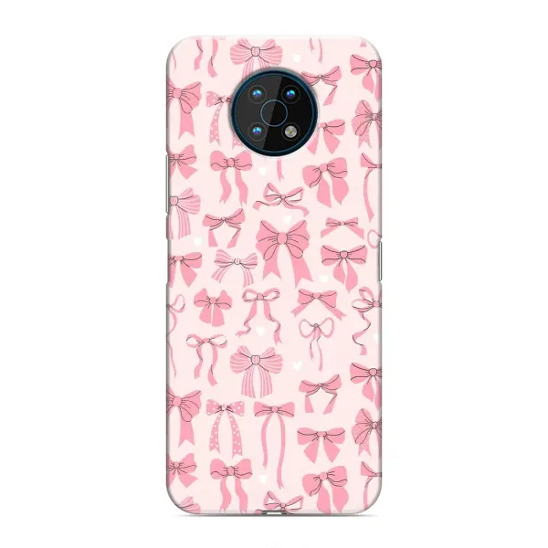 Чехол с рисунком «Фон бантики» для Nokia G50 Чехол с рисунком «Фон бантики» для Nokia G50