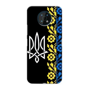 Силиконовый Чехол на Nokia G50 (Герб и вышыванка)