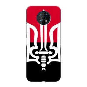 Чехлы УПА (Красно-Чёрный) на Nokia G50 (Герб Украины)