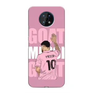 Чехлы Лео Месси в Майами на Nokia G50 (GOAT MESSI)