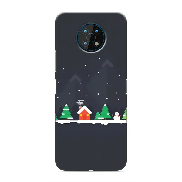 Чехол с рисунком «Город зимний» для Nokia G50 Чехол с рисунком «Город зимний» для Nokia G50