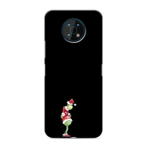 Чохол з малюнком «Грінч на чорному» для Nokia G50