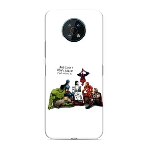 Чехлы для Nokia G50 (Для Христиан) (Иисус супергерой)