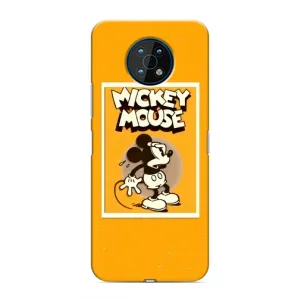 Чехлы с принтом Микки Маус на Nokia G50 (Испуганный Микки)