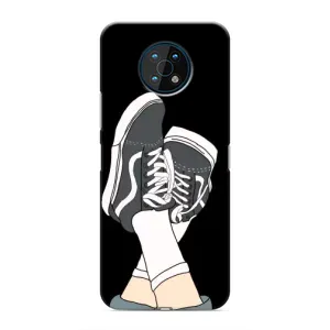 Чехол с Прикольным принтом на Nokia G50 (Кеды)