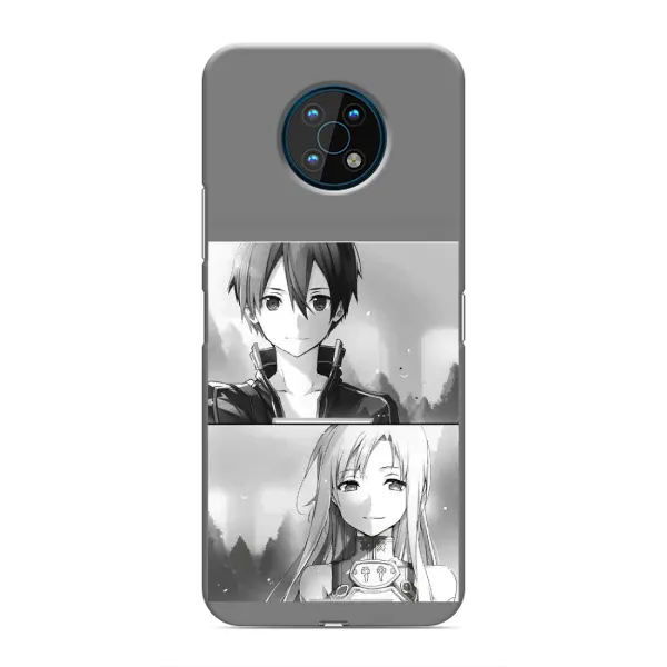 Чехол с рисунком «Кирито-Асуна» для Nokia G50 Чехол с рисунком «Кирито-Асуна» для Nokia G50