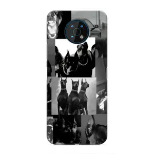 Чехол ДОБЕРМАН для Nokia G50 (Коллаж Доберман)