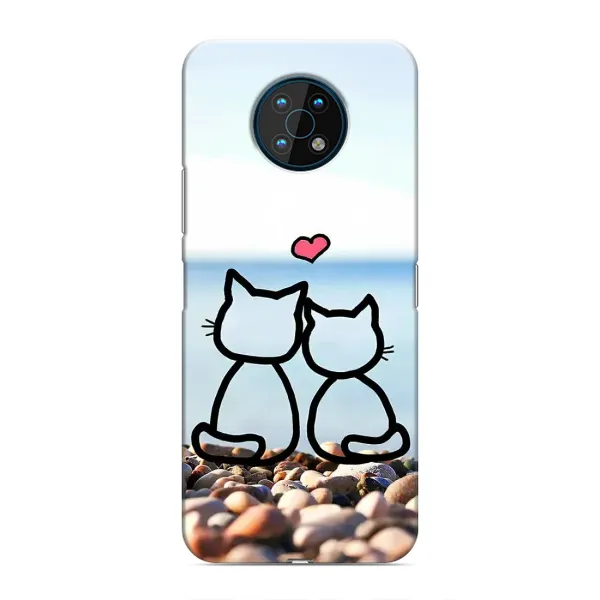 Чехол с рисунком «Котейки» для Nokia G50