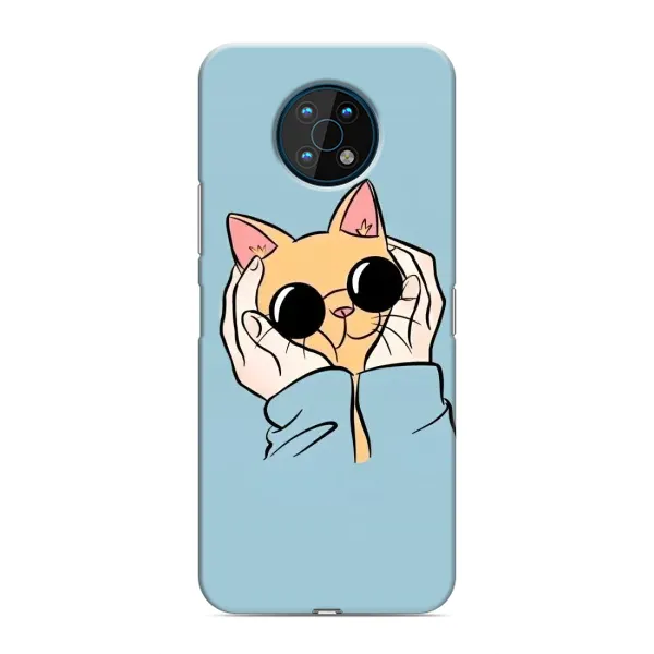 Чехол с рисунком «КОТИК в очках» для Nokia G50 Чехол с рисунком «КОТИК в очках» для Nokia G50