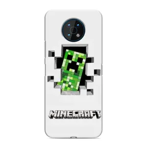 Чехлы для Nokia G50 (Персонажи Майн Крафт) (Крипер)