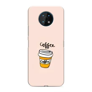 Чехол с изображением вкусной еды для Nokia G50 (Кружка кофе)