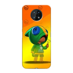 Чехол Бравл Старс для Nokia G50 (LEON в кофте)