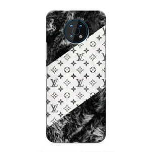 Чехол Стиль Louis Vuitton на Nokia G50 (LV на белом)