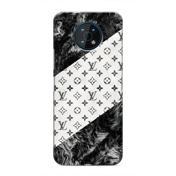 Чехол с рисунком «LV на белом» для Nokia G50 Чехол с рисунком «LV на белом» для Nokia G50
