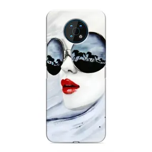 Чехол с картинкой Модные Девчонки Nokia G50 (Любительница коней)