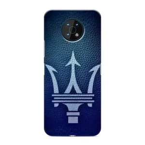 Чехлы с тематикой "Крутые машины" на Nokia G50 (Лого Maserati)