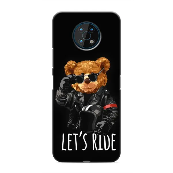 Чехол с рисунком «Модный Мишка» для Nokia G50 Чехол с рисунком «Модный Мишка» для Nokia G50