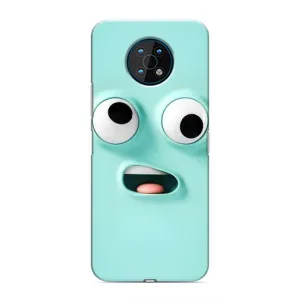 Силиконовые Чехлы (смешные стикеры) для Nokia G50 (Забавное мятное лицо)