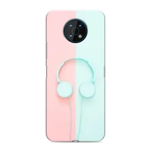 Девчачий Чехол для Nokia G50 (Наушники)