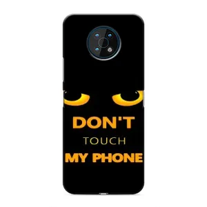 Чехол с Прикольным принтом на Nokia G50 (Не трогай мой телефон)
