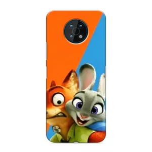 Чехлы ЗВЕРОПОЛИС для Nokia G50 (Ник и Хопс)