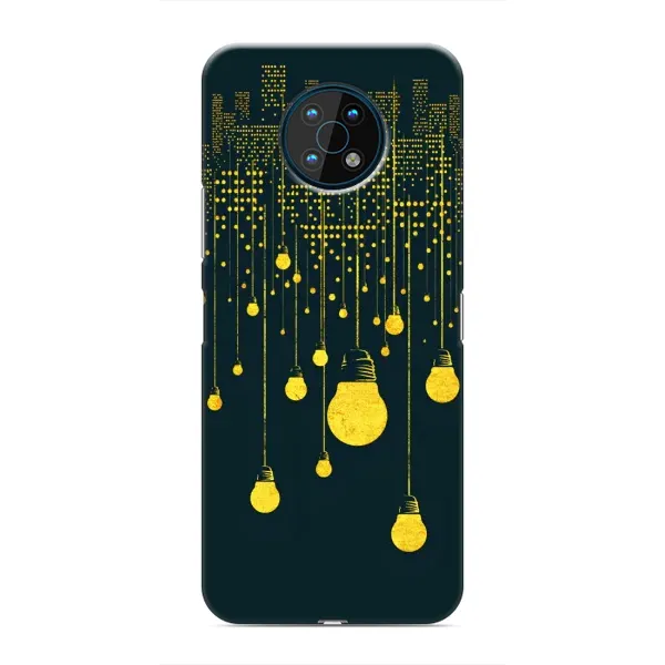 Чехол с рисунком «Ночной город» для Nokia G50