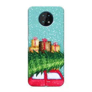 Чехол Новогодняя Елка на Nokia G50 (Новогодние подарки)